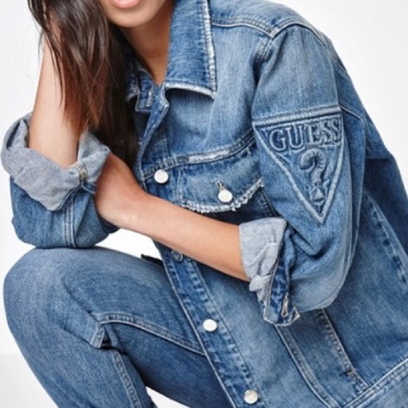 GUESS- DENIM JACKET - Picture 1 of 5